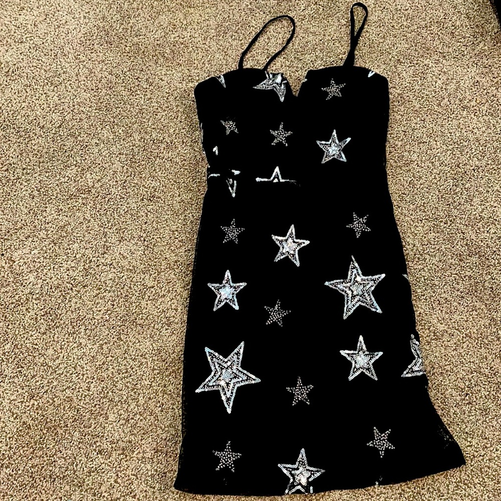 B Darlin Star Sparkle beaded Dress size womens Xs